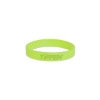 Promotional USA Debossed Silicone Bracelet Lime Green USADEB