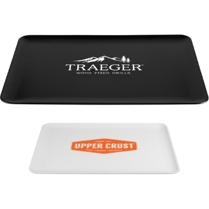 Custom Flat Serving Tray with Logo USTRAY3