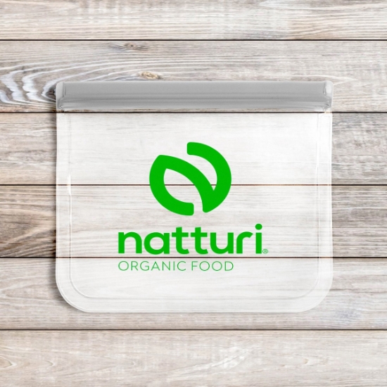 Custom Reusable PEVA Lunch Pouch with Logo B103
