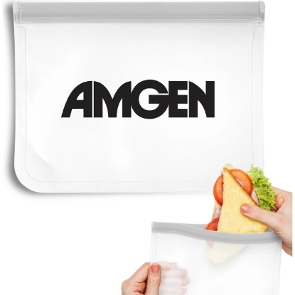 Custom Large Reusable PEVA Lunch Pouch with Logo B109