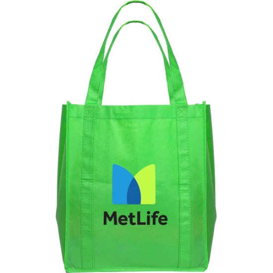 Custom 12x14 Eco-Friendly 80GSM Non-Woven Tote with Logo B519