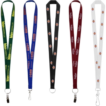 Custom 3/4 Screen Printed Lanyard with Logo L101