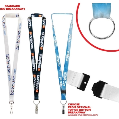 Custom Heat Transfer Lanyard with Logo L131