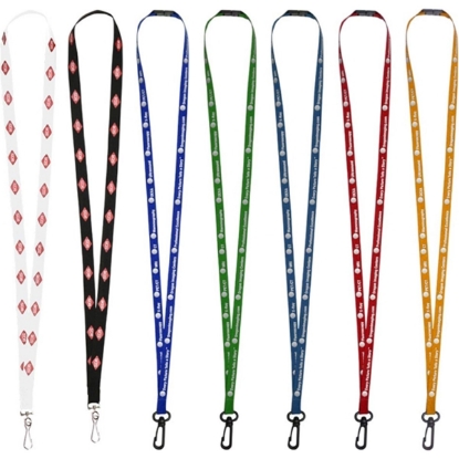 Custom 3/8 Econo Lanyard with Logo L903F