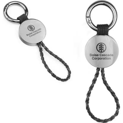 Custom CircleEdge Wristlet Keychain with Logo A7003