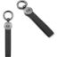 Custom CoreLeather Gun Metal Keychain with Logo A7004