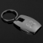 Custom Gunmetal Messina Key Chain with Logo A7019