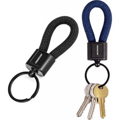 Custom MatteLoop Braided Key Ring with Logo A7023