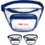 Custom Clear PVC Fanny Pack with Dual Pockets - Large with Logo B111