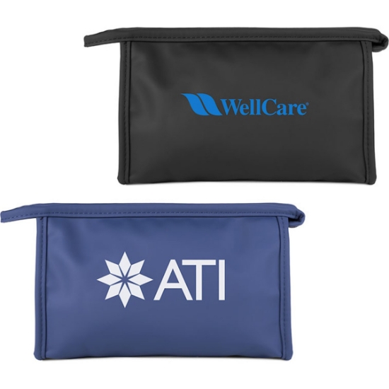 Custom Chic Large Soft PU Cosmetic Pouch with Logo B123
