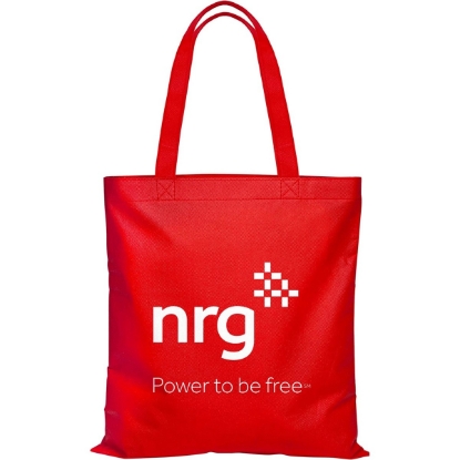 Custom 13.5x14.5 Eco-Friendly 80GSM Non-Woven Tote with Logo B520