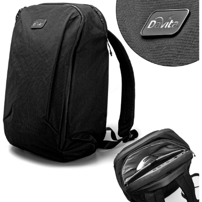 Custom Waste2Gear Recycled Ocean Plastic Fabric Backpack with Logo B630