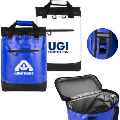 Custom 35-Can Stamford Waterproof Cooler Backpack with Logo B653