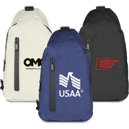 Custom Ocean Plastic Sling Bag with Logo B672
