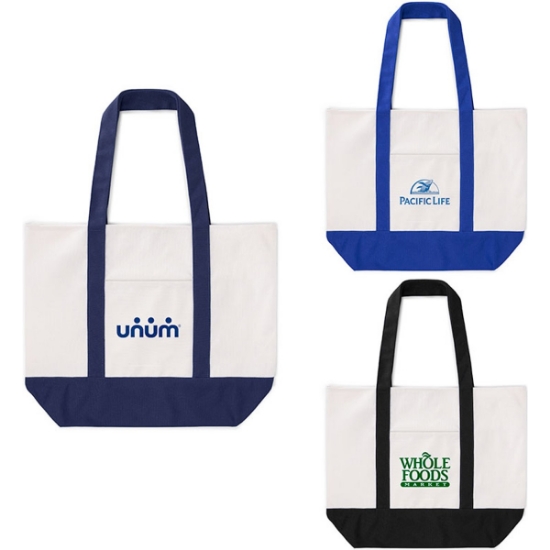 Custom Large TJ Canvas Tote Bag with Logo B709