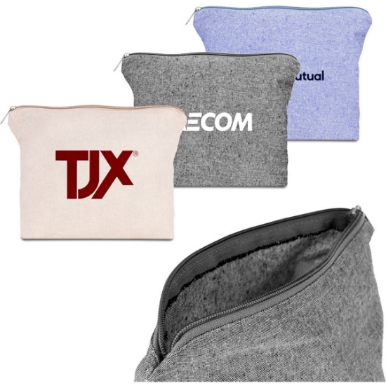 Custom 4oz Recycled Cotton Pouch with Logo B710