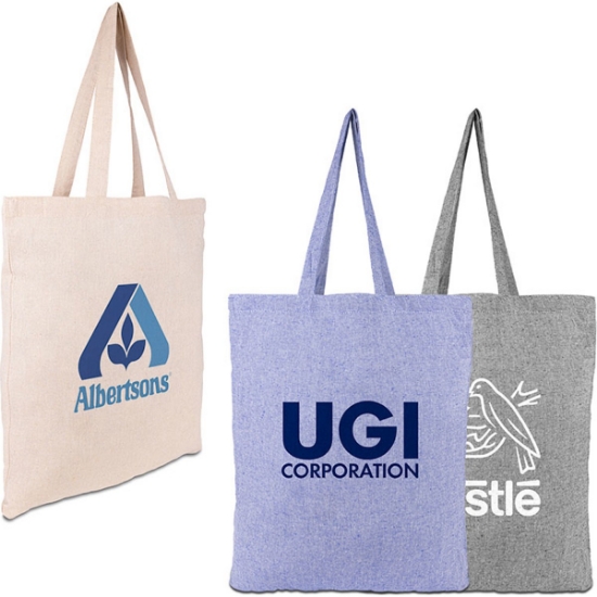 Custom 4oz. Recycled Cotton Tote Bag with Logo B711