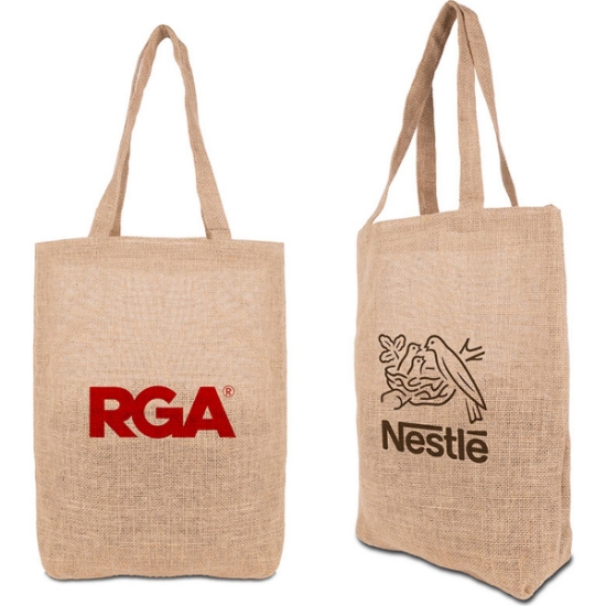 Custom Promotional Jute Tote with Logo B718