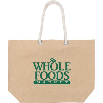Custom EcoRope Recycled Tote with Logo B742