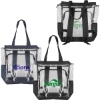 Promotional LuxeGuard EVA Backpack Clear/Navy Blue B774