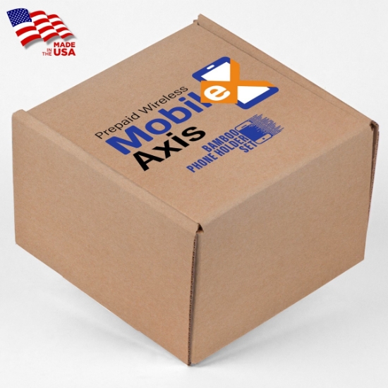 Custom Screen Printed Corrugated Box Small 6x6x4 For Mailers, Gift with Logo GL2005-18