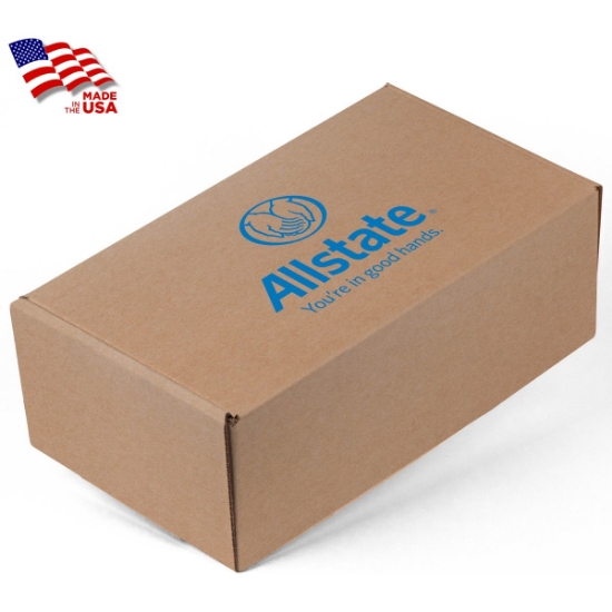 Custom Screen Printed Corrugated Box Medium 11x6.5x4 For Mailers, with Logo GL2010-18