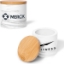 Custom ZenGlow Soy Candle in Plaster Jar with Logo H108
