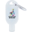 Custom 1 oz. Hand Sanitizer Gel with Carabiner with Logo H304