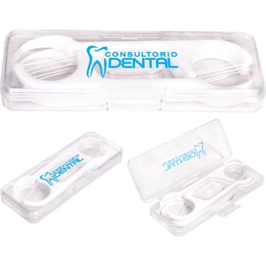 Custom Toothpick Flosser with Logo H353