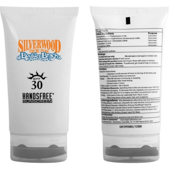 Custom HandsFree SPF 30 Sunscreen with Logo H601