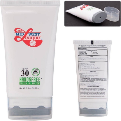 Custom Handsfree SPF 30 Sun and Bug Sunscreen with Logo H602
