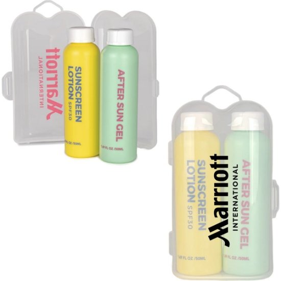 Custom SunCare Duo Sunscreen & After Gel with Logo H604