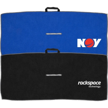 Custom Fairway Slit rPET Waffle Golf Towel with Logo H759