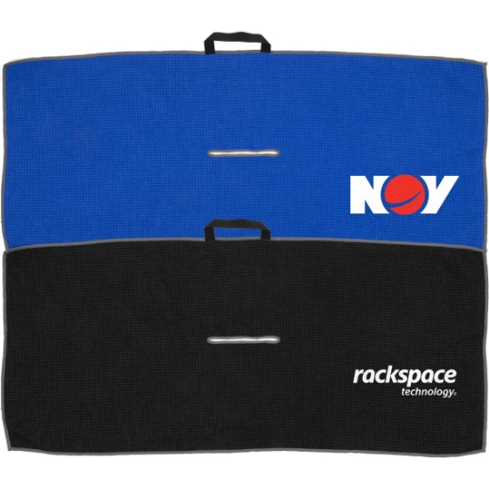 Custom Fairway Slit rPET Waffle Golf Towel with Logo H759