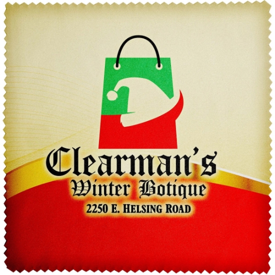 Custom 5x5 Microfiber Cloth Towel - 200GSM - Sublimation with Logo H761S