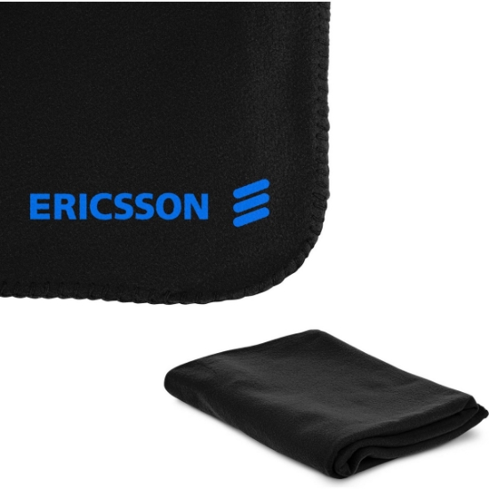 Custom 200g Brushed Fleece 100% Polyester Blanket 50 x 60 with Logo H804