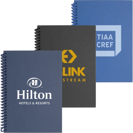 Custom SpiralNote 5x7 Lined Journal with Logo JT146