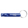 Promotional Aluminum Metal Whistle Key Chain Blue K204