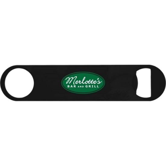 Custom Bartenders Colored Stainless Steel Bottle Opener with Logo K282