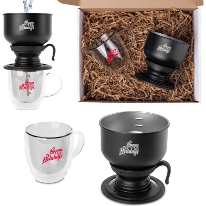 Custom Pourfect Pair Coffee Set with Logo KT204