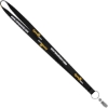 Promotional 3/4 Recycled Screen Printed Lanyard Black L101E