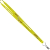 Promotional 3/4 Recycled Screen Printed Lanyard Yellow L101E