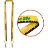 Promotional 3/4 Dual LA-214 Attachment Sublimation Lanyard White L126