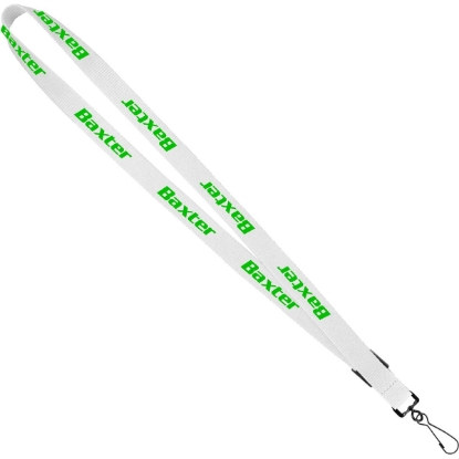 Custom 3/4 Original Fast Track Lanyard with Black Attachment with Logo L157