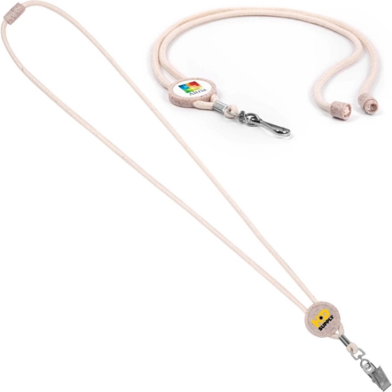 Custom EasyAdjust Breakaway Cotton Lanyard with Logo L162