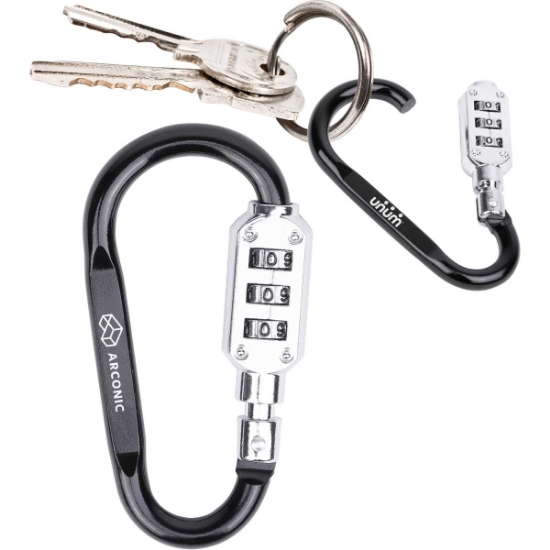 Custom SecureLink Mini Carabiner Keychain with Logo L352