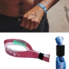 Promotional 3/4 Wide One Time Use Wrist Band Custom L424