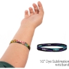 Promotional 1/2 Wide Elastic Wrist Band Custom L425