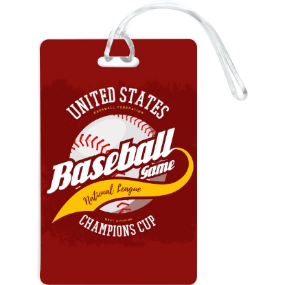 Custom Imprinted Mini Luggage Tag with Logo L804