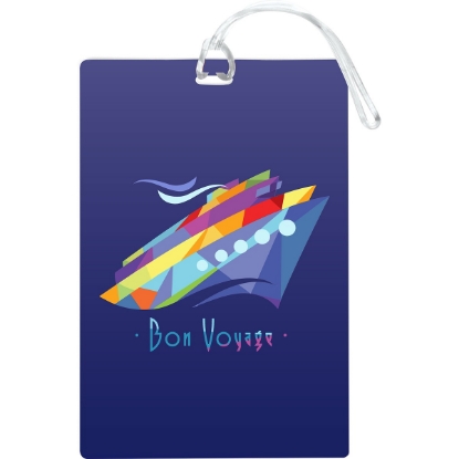 Custom Imprinted Jumbo Luggage Tag with Logo L805